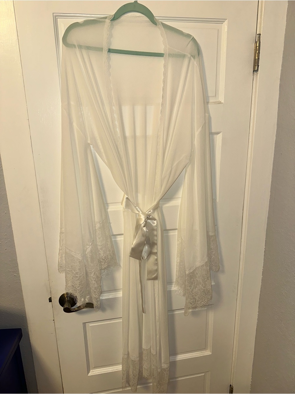 White Lace Robe